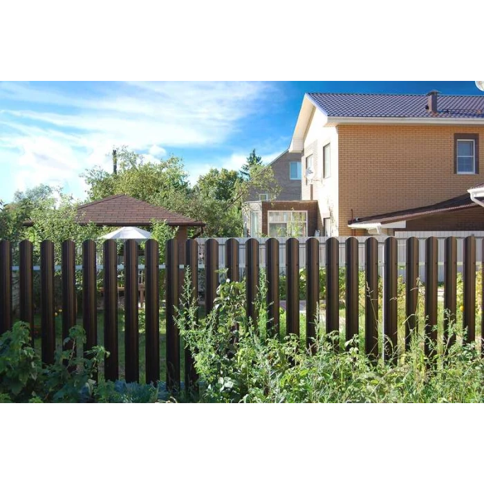 Штакетник М-образный А фигурный Grand Line 0,4 Полиэстер RAL 7016 Антрацитово-Серый